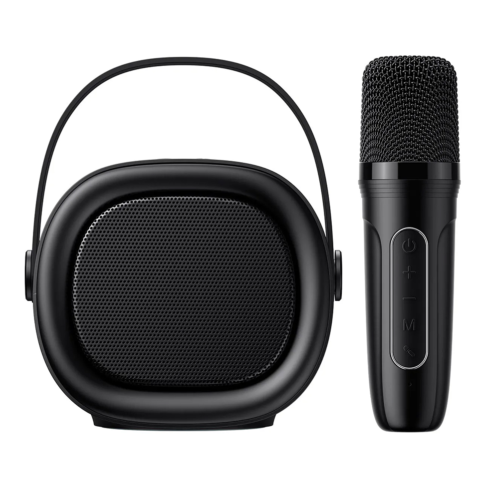Преносим караоке караоке високоговорител с микрофон, Bluetooth 5.3, Type-C, TF, AUX, 1200mAh - Havit (SK819BT) - Черен