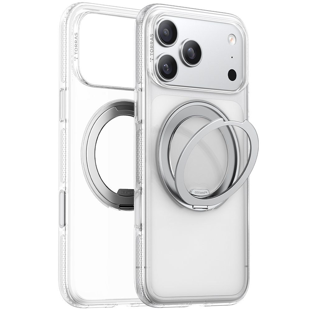 Калъф за iPhone 17 Pro Max - Torras Ostand R Fitness Series - Прозрачен