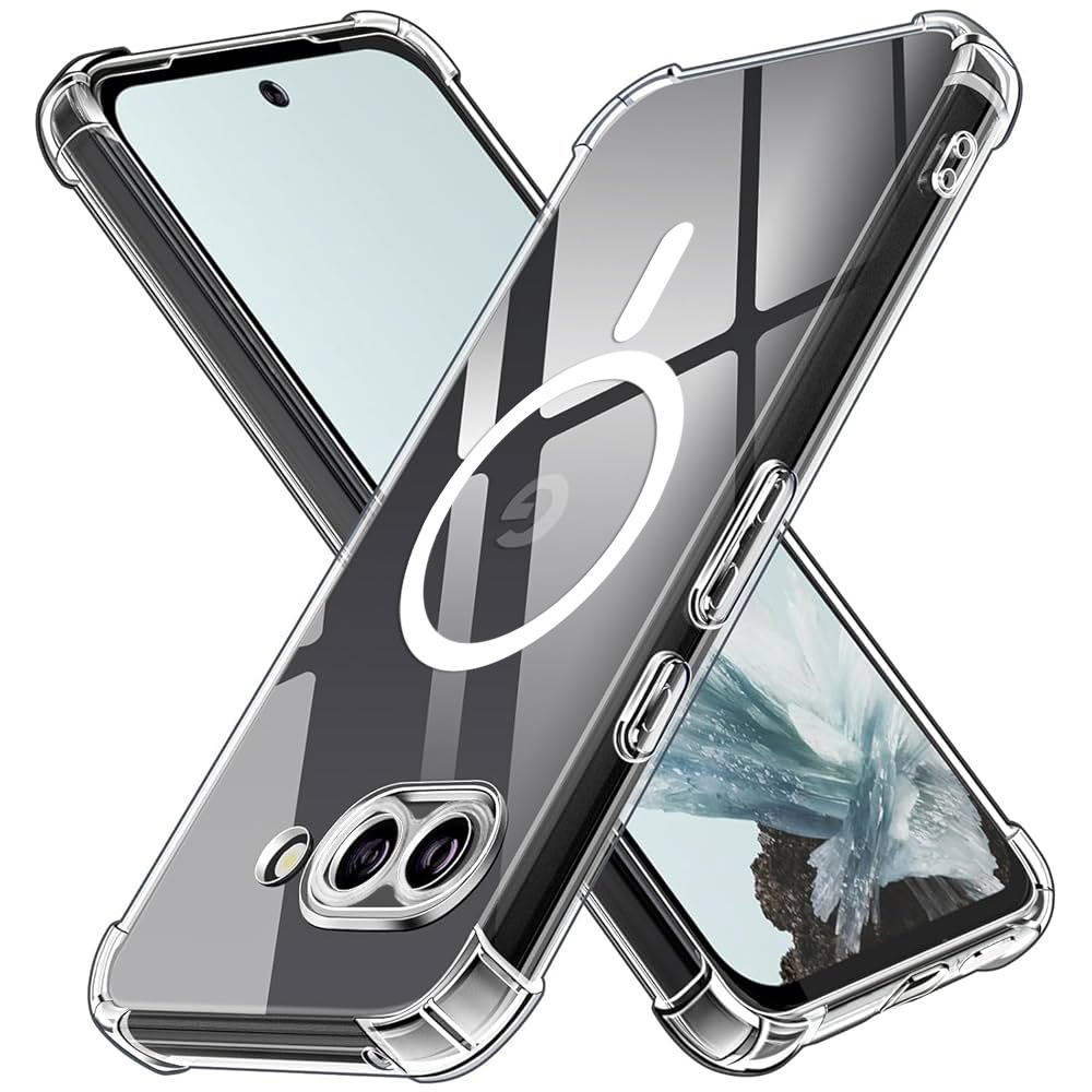 Калъф за Google Pixel 9a - Techsuit Shockproof Прозрачен Silicone MagSafe - Прозрачен