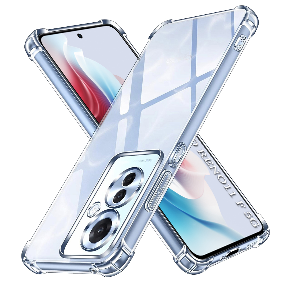 Калъф за Oppo Reno11 F - Techsuit Shockproof Прозрачен Прозрачен Silicone - Прозрачен