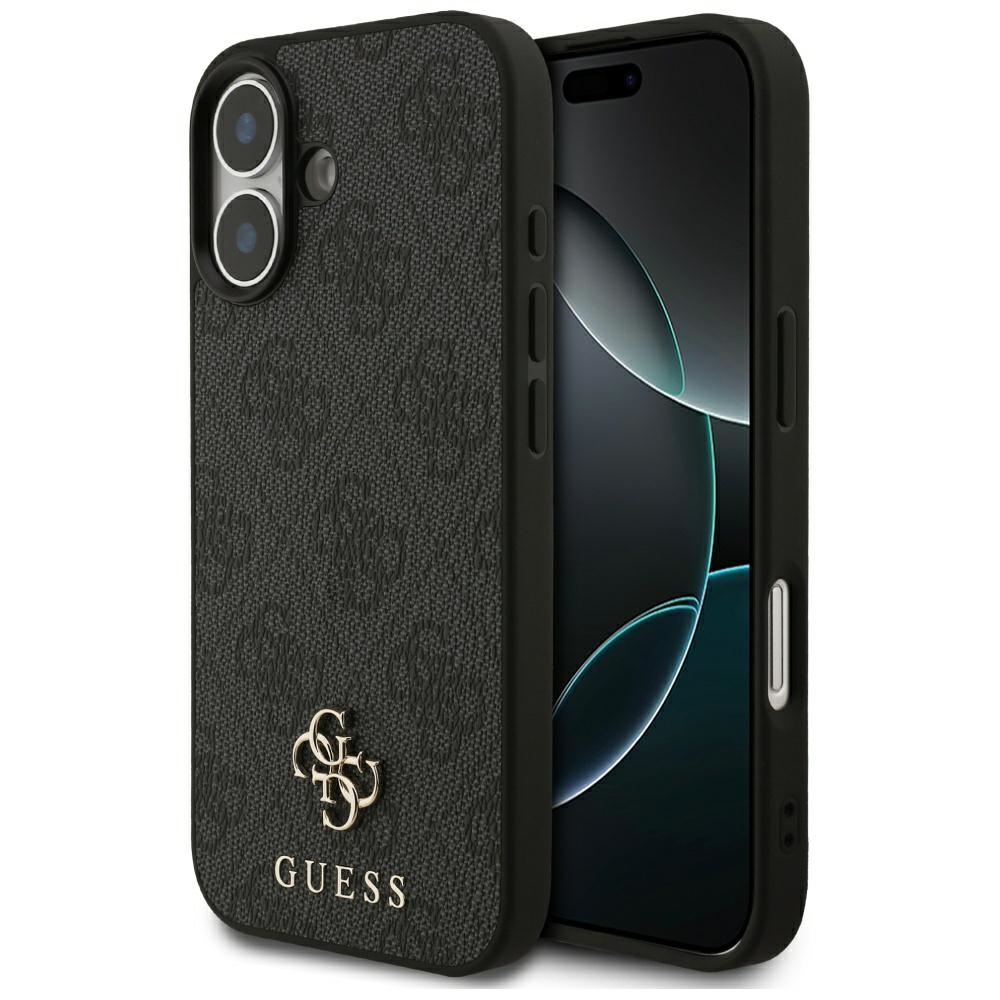 Калъф за iPhone 17 - Guess 4G Small and Classic Logo MagSafe (GUHMP17SP4SM4MK) - Черен
