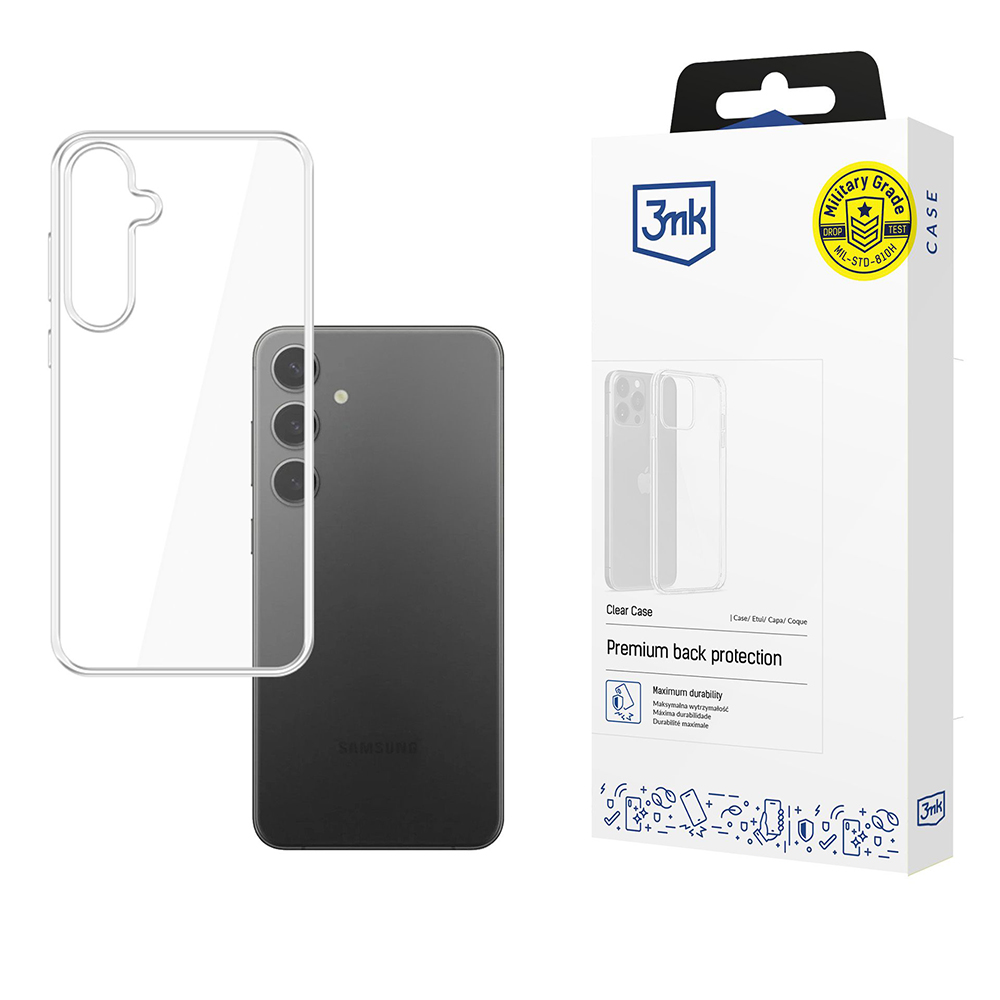 Калъф за Samsung Galaxy S25 - 3mk Прозрачен Case - Прозрачен