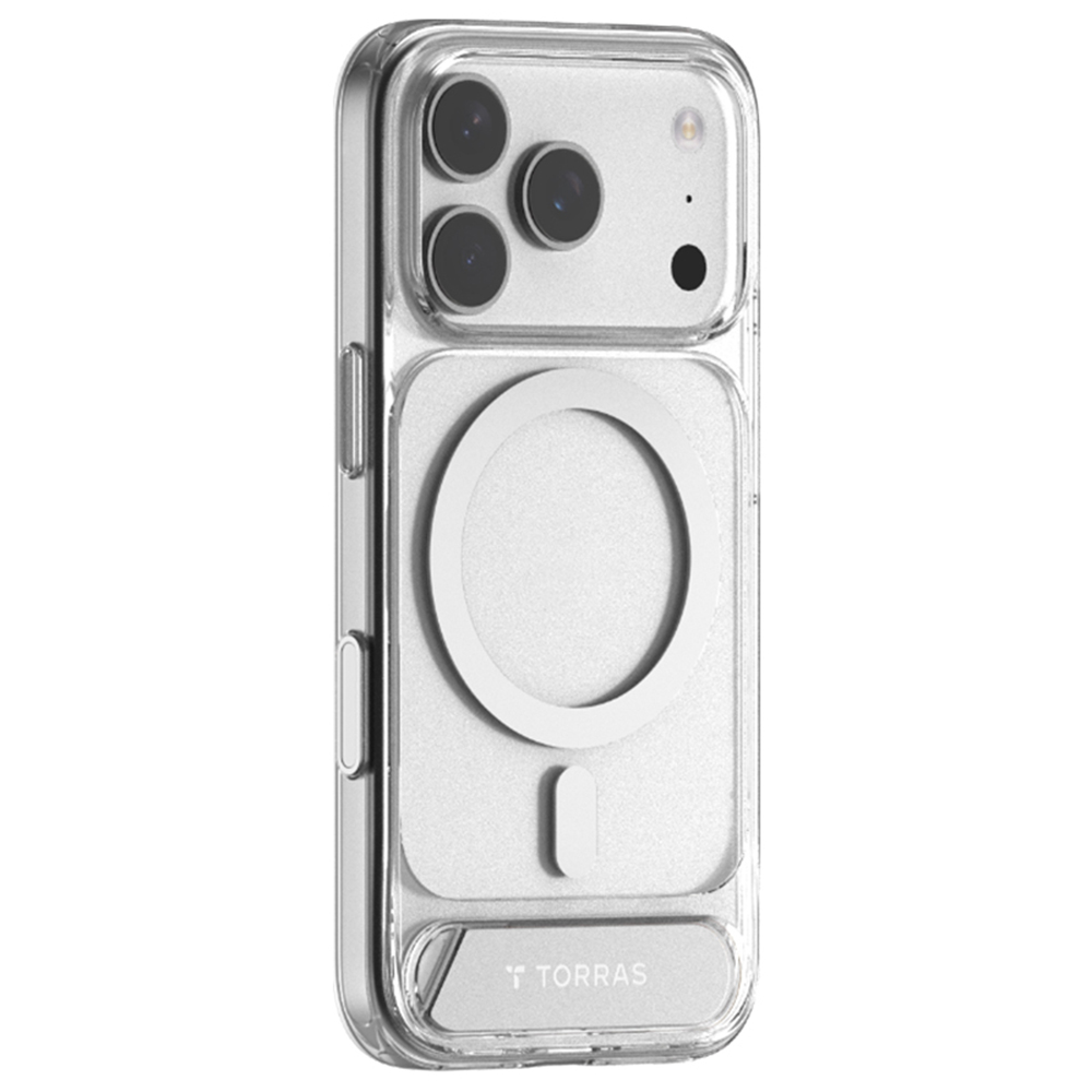 Калъф за iPhone 17 Pro - Torras Pstand - Прозрачен