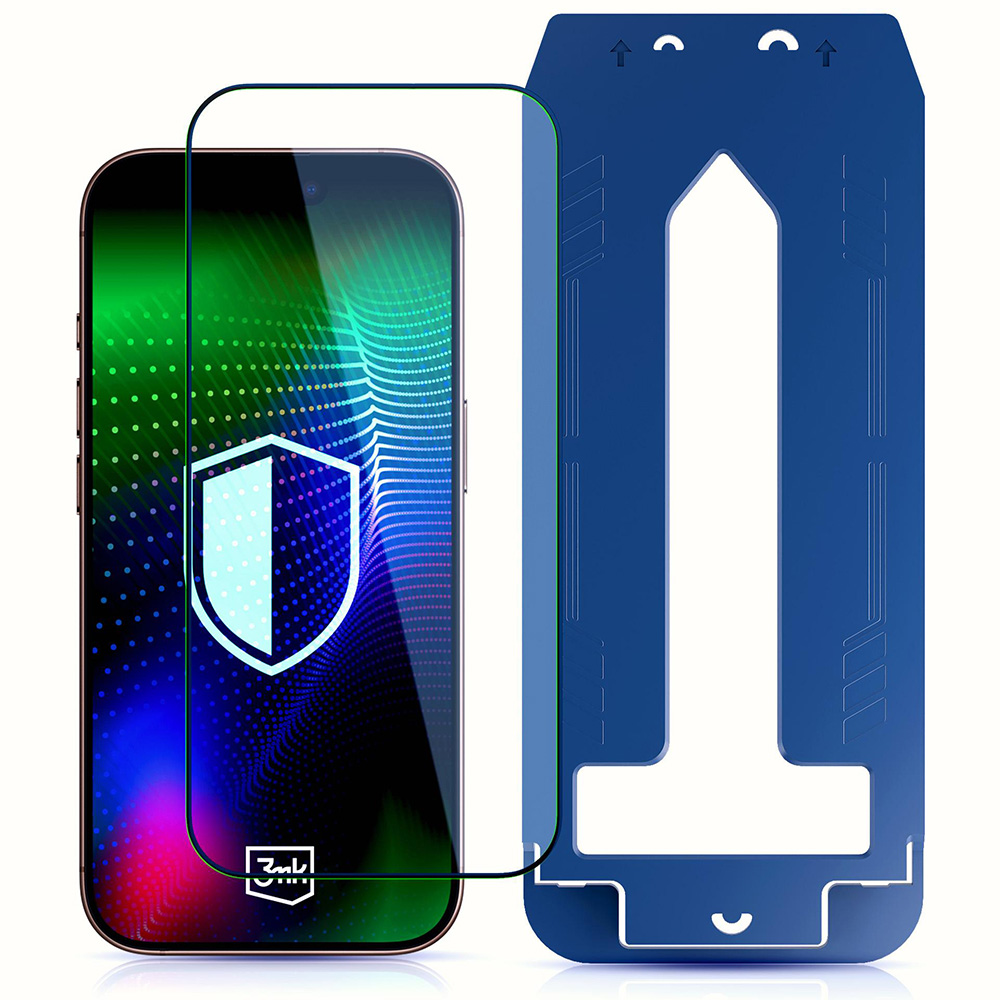 Калъф за iPhone 17 / iPhone 16 Pro - 3mk Hardy Ultra Glass - Черен