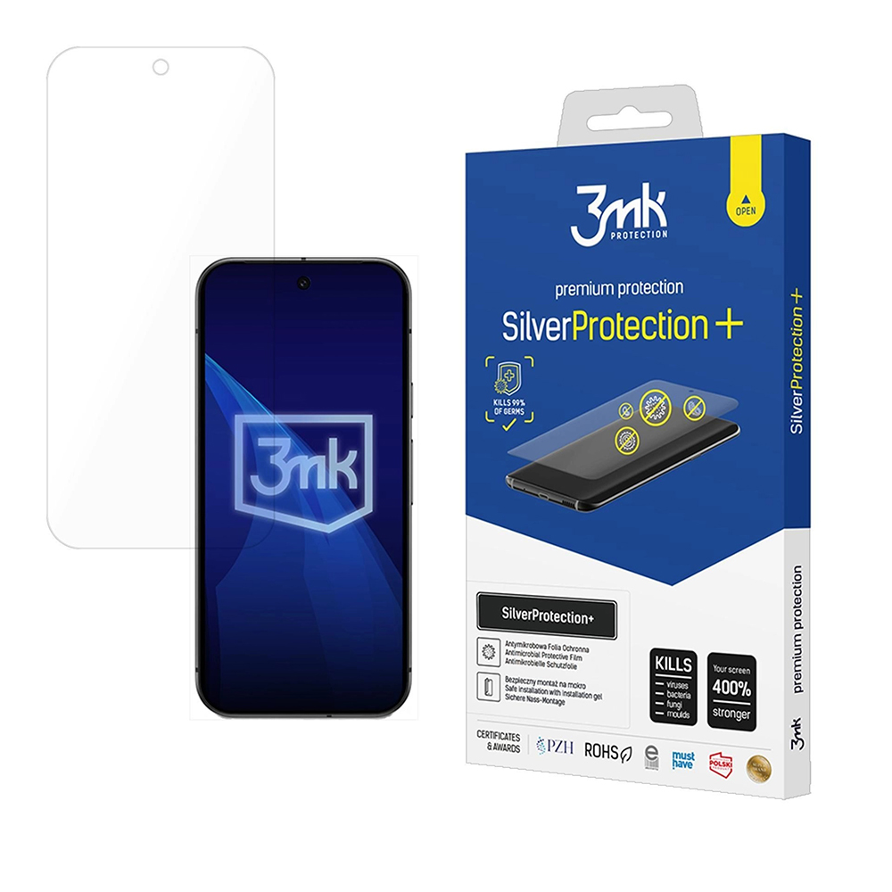 Капак за Google Pixel 10 / 10 Pro - 3mk SilverProtection+ фолио - Прозрачен
