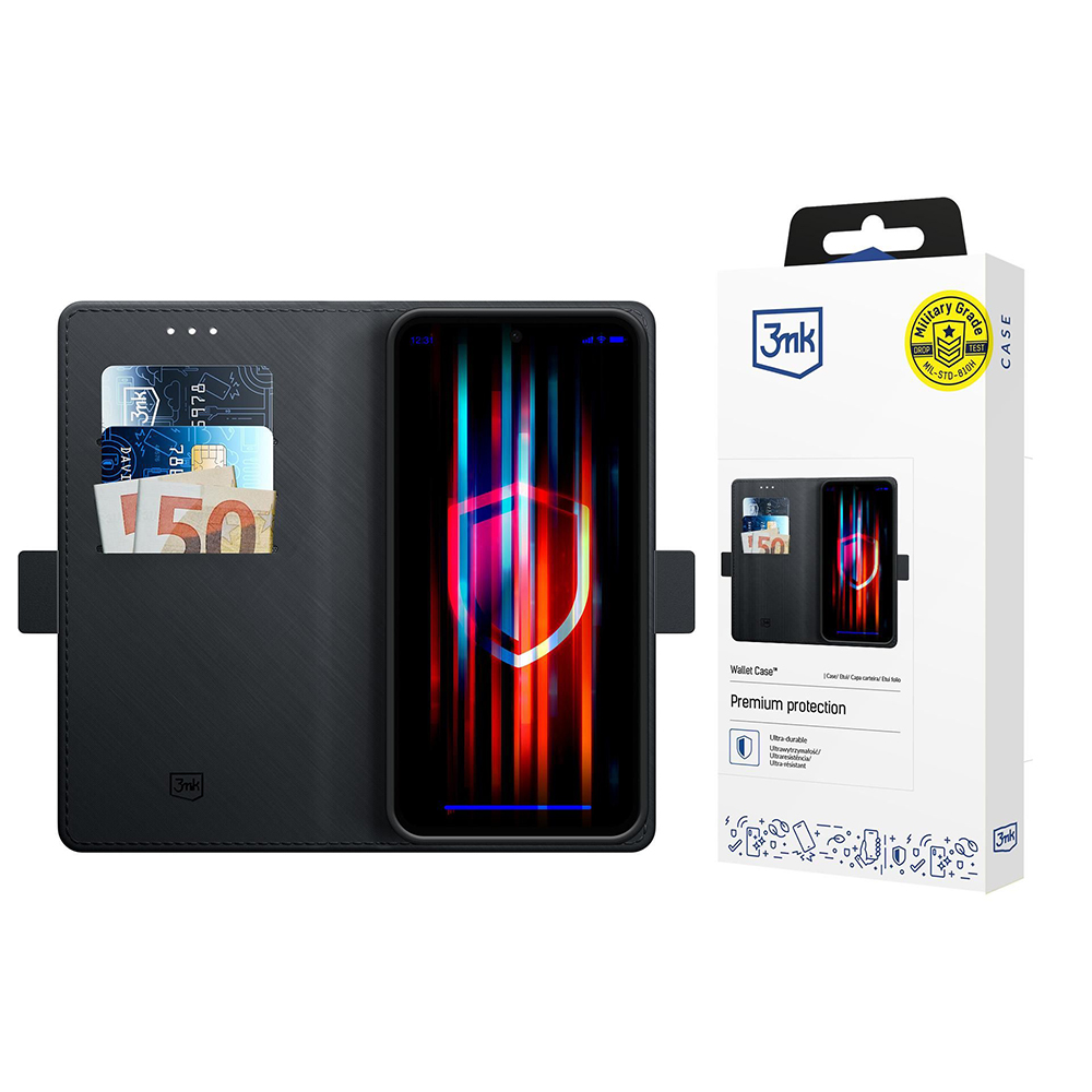 Калъф за Samsung Galaxy A36 5G / A56 5G - 3mk Wallet Case- черен