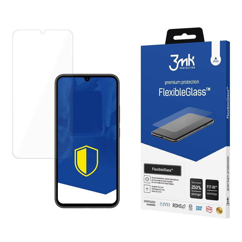 Капак за Samsung Galaxy A34 5G - 3mk FlexibleGlass - Прозрачен