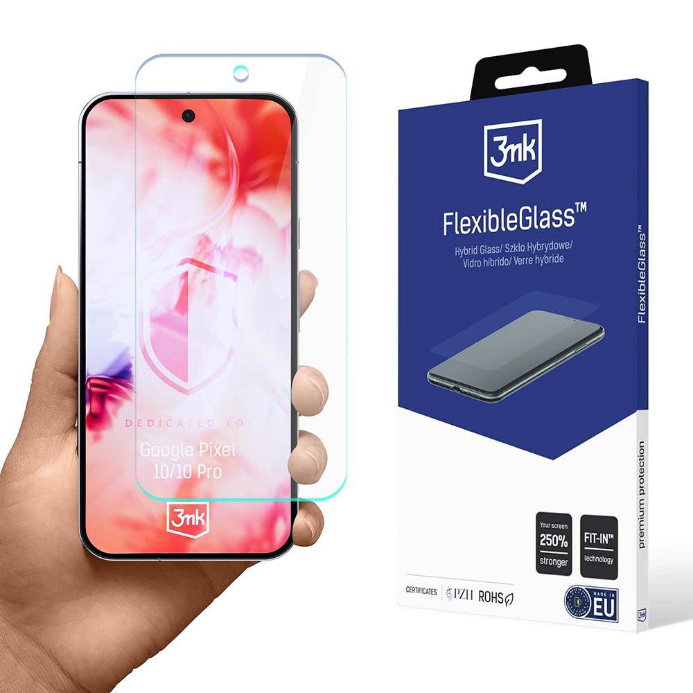 Капак за Google Pixel 10 / 10 Pro - 3mk FlexibleGlass - Прозрачен