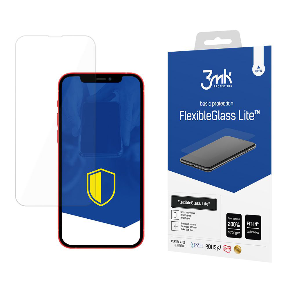 Калъф за iPhone 13 Pro Max - 3mk FlexibleGlass Lite - Прозрачен