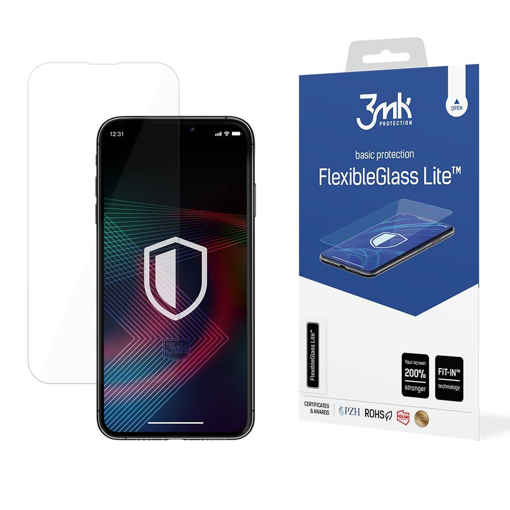 Калъф за iPhone 14 / iPhone 14 Pro - 3mk FlexibleGlass Lite - Прозрачен