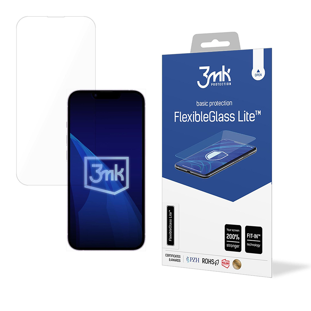 Калъф за iPhone 16e / iPhone 17e - 3mk FlexibleGlass Lite - Прозрачен