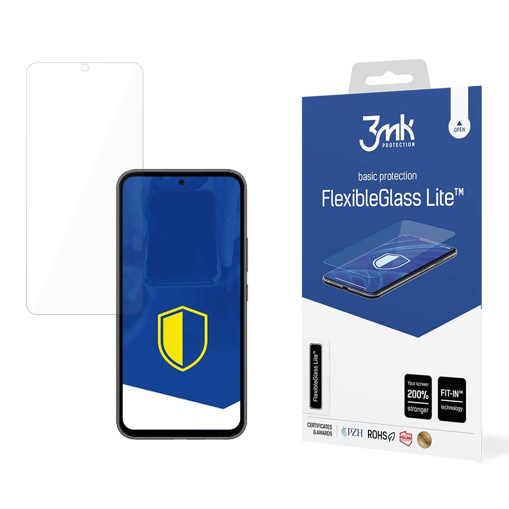 Капак за Samsung Galaxy A54 - 3mk FlexibleGlass Lite - Прозрачен