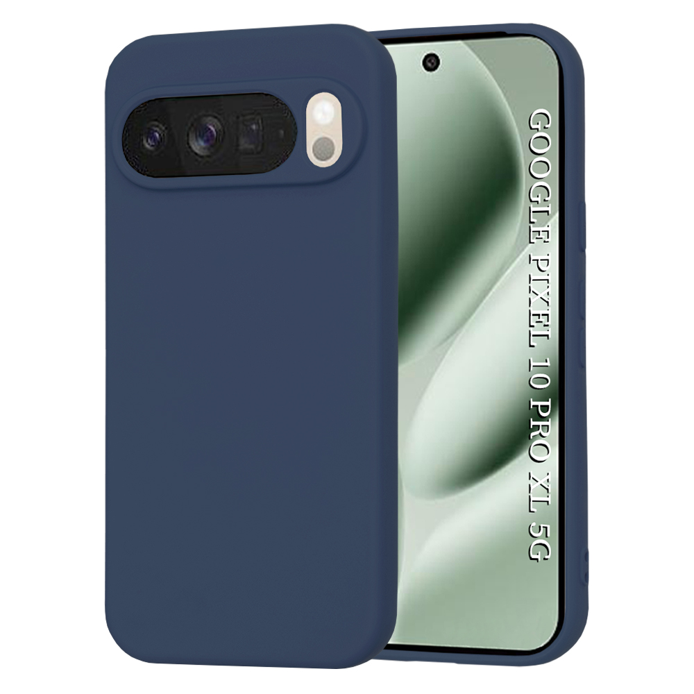 Калъф за Google Pixel 10 Pro XL - Techsuit SoftFlex - Тъмносин Син