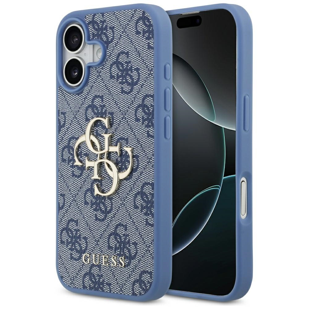 Калъф за iPhone 17 - Guess Hardcase 4G Big Logo (GUHCP17S4GMGBL) - Син