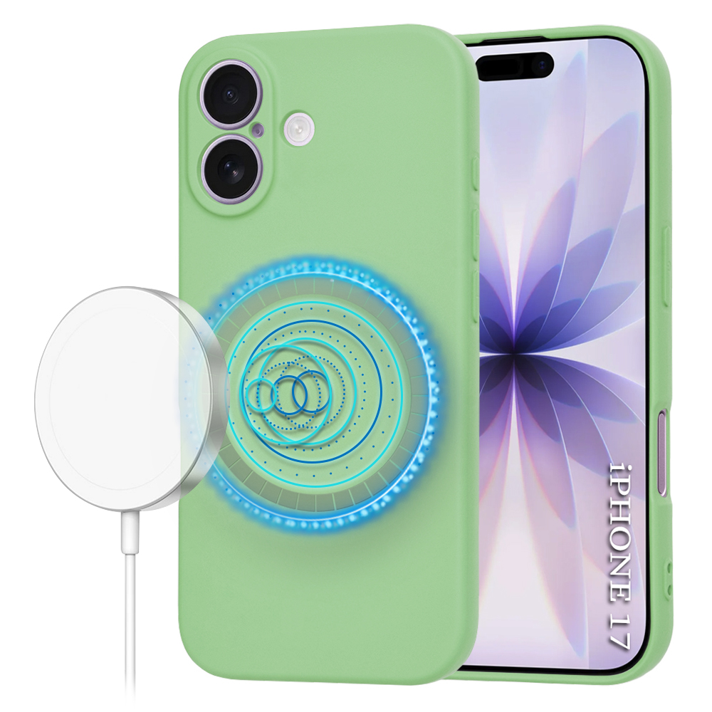 Калъф за iPhone 17 - Techsuit SoftFlex MagSafe - Mint Зелен