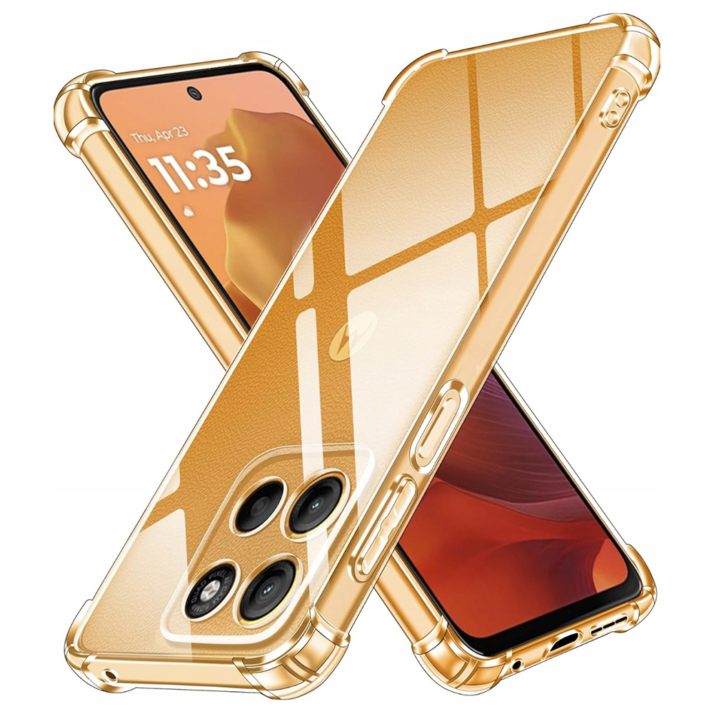 Калъф за Motorola Moto Moto G15 / G15 Power / G17 / G17 Power - Techsuit Удароустойчив прозрачен прозрачен силикон - Прозрачен
