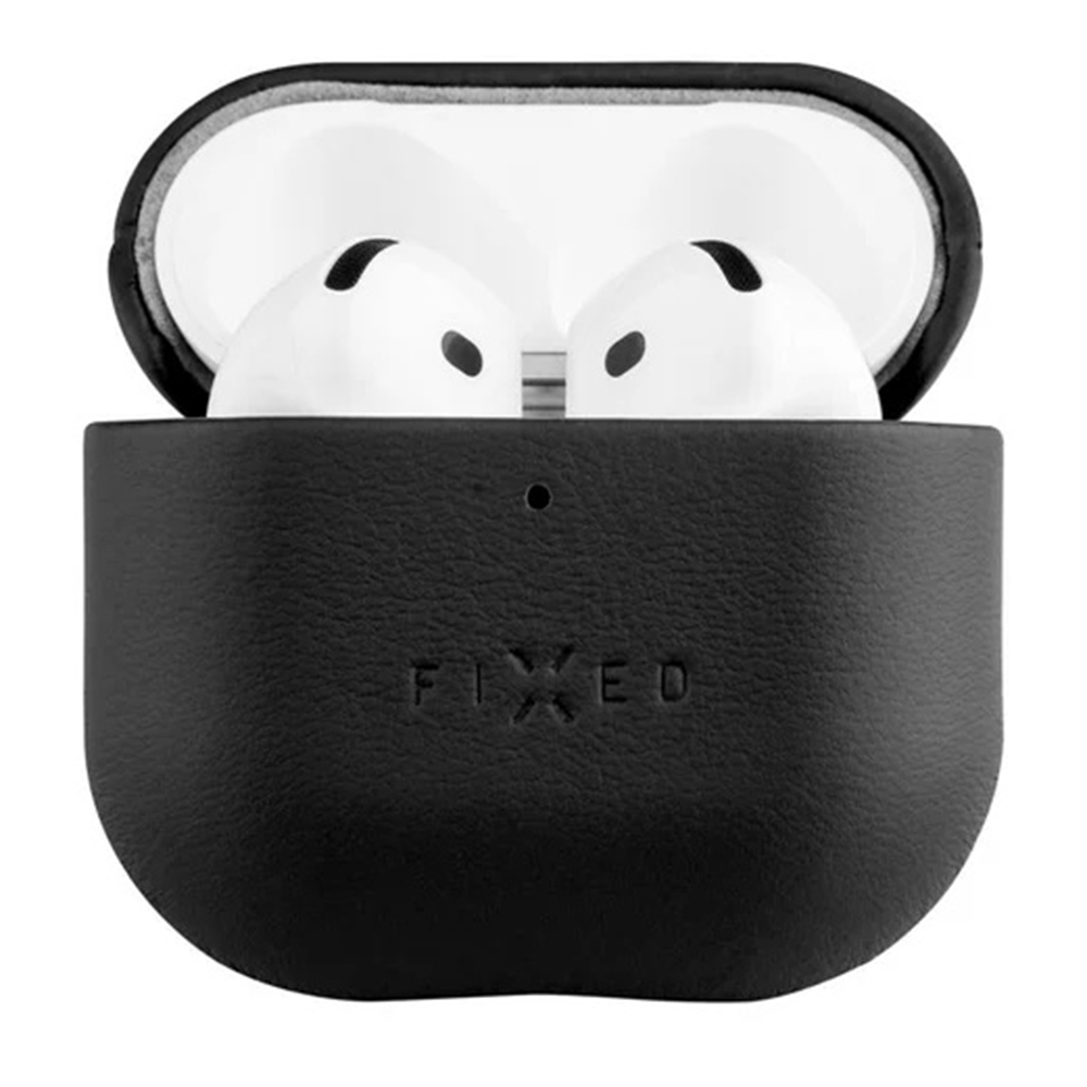 Калъф за AirPods 4 - Fixed PodsLeather (FIXLP-1473-BK) - Черен
