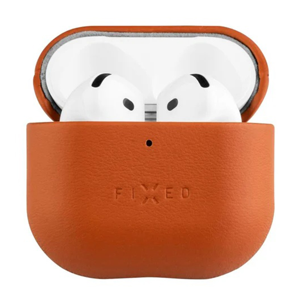 Калъф за AirPods 4 - Fixed PodsLeather (FIXLP-1473-BRW) - Кафяв