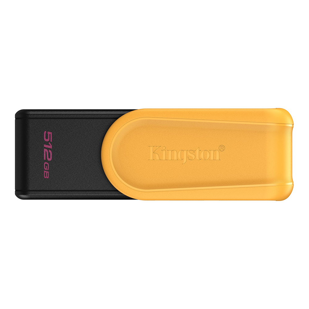 Memory Stick 512GB, USB - Kingston Exodia S (DTXS/512GB) - черен/жълт