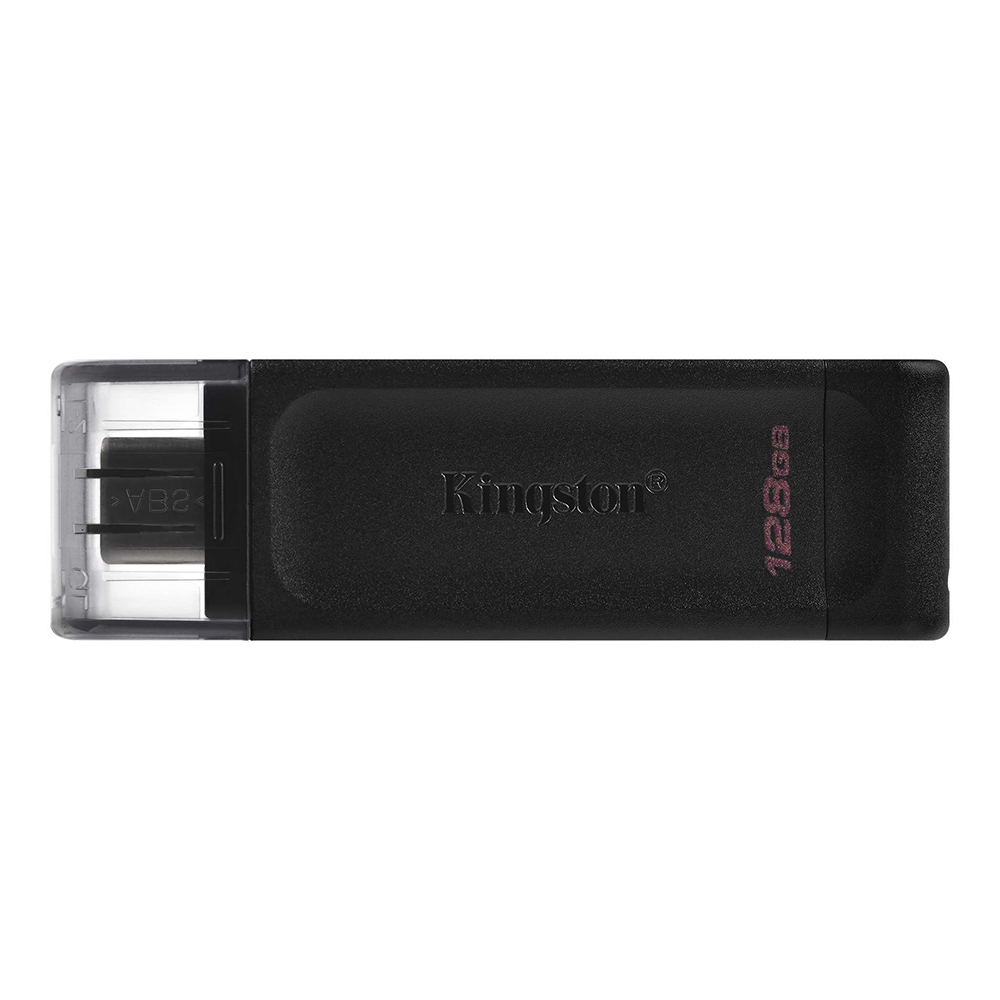 Memory Stick 128GB, USB-C - Kingston DataTraveler 70 (DT70/128GB) - Черен