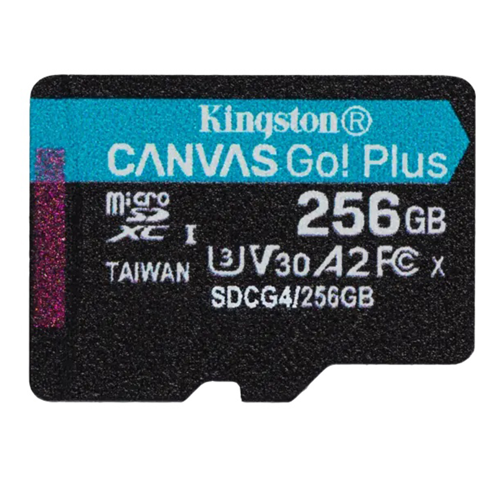 Карта с памет, 256GB - Kingston Memory Card Canvas Go Plus (SDCG4/256GBSP) - Черен