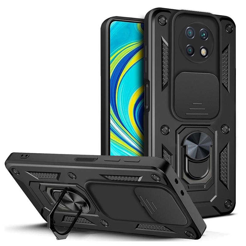 Husă Techsuit CamShield Series Xiaomi Redmi Note 9 5G Negru