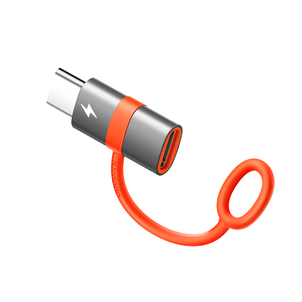 Адаптер Lightning към USB-C, 3A, 60W, преносим дизайн, Plug&Play - адаптер Mcdodo (OT-5530) - Сив