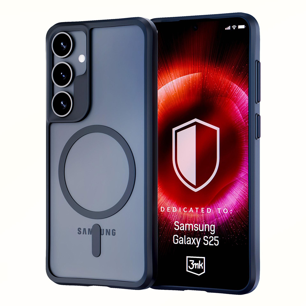 Калъф за Samsung Galaxy S25 - 3mk Satin Armor MagCase MagCase - Прозрачен
