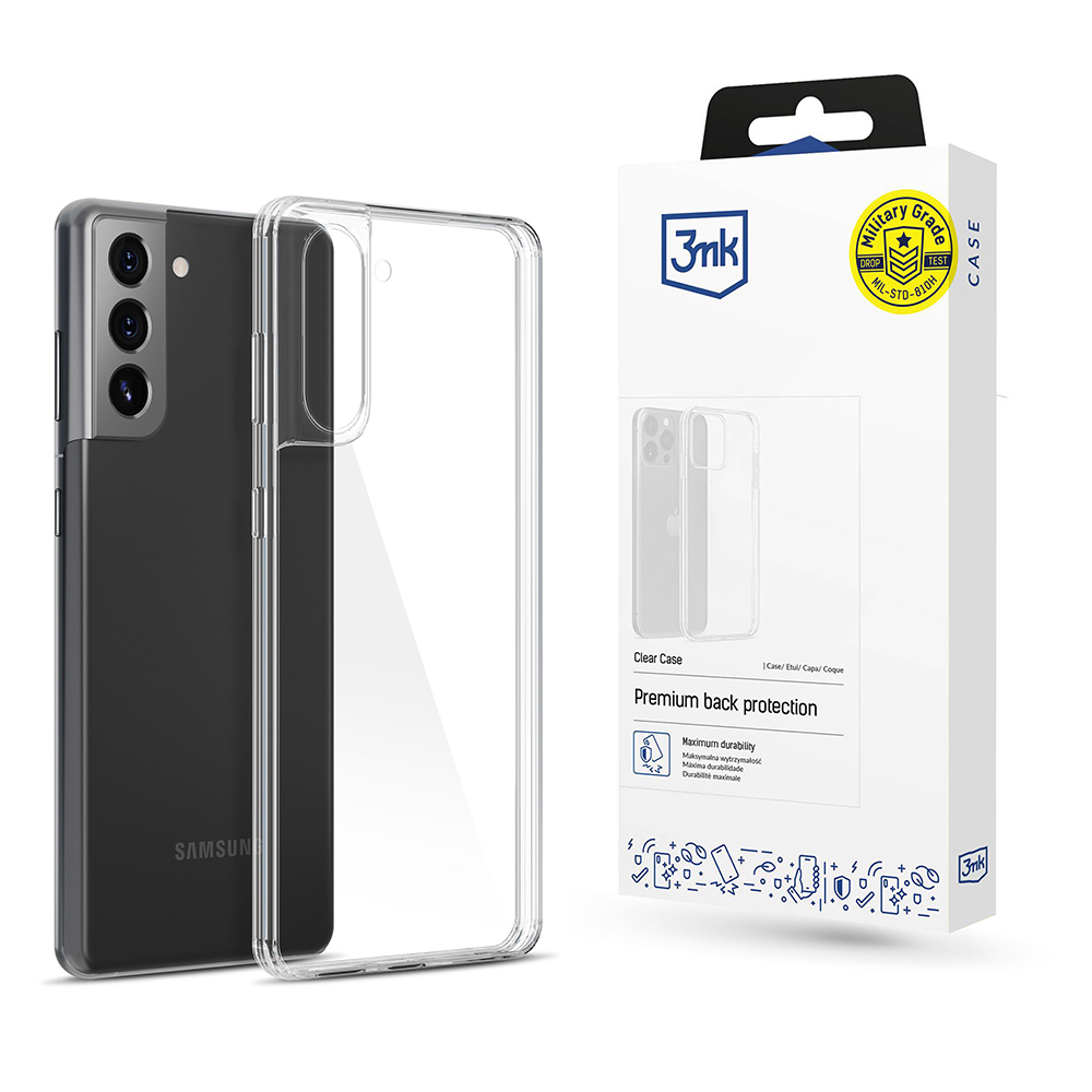 Калъф за Samsung Galaxy S21 FE 5G - 3mk Прозрачен Case - Прозрачен