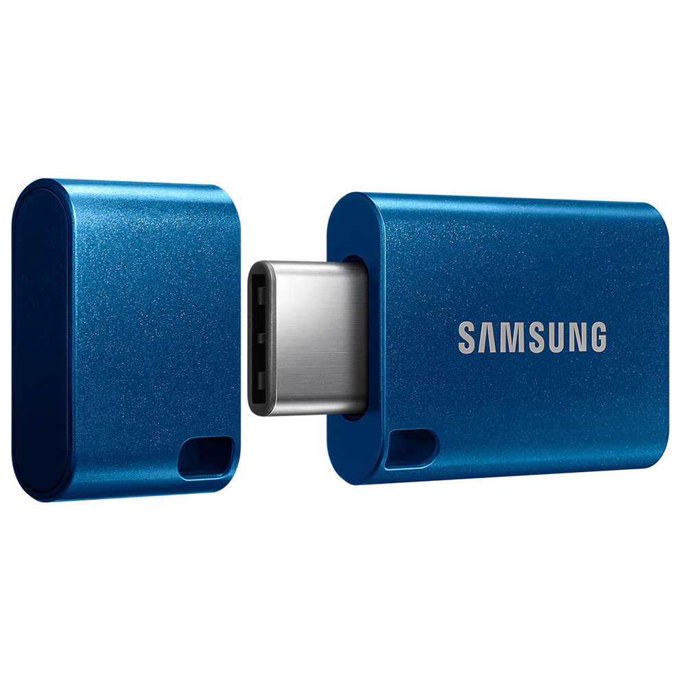 Memory Stick 64GB, USB-C, 300MB/s, 5-proof Technology - Samsung (MUF-64DA/APC) - Син