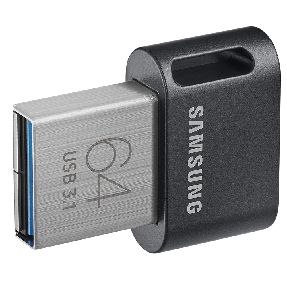 USB памет, 64GB, 300MB/s - Samsung FIT Plus (MUF-64AB/APC) - Черен