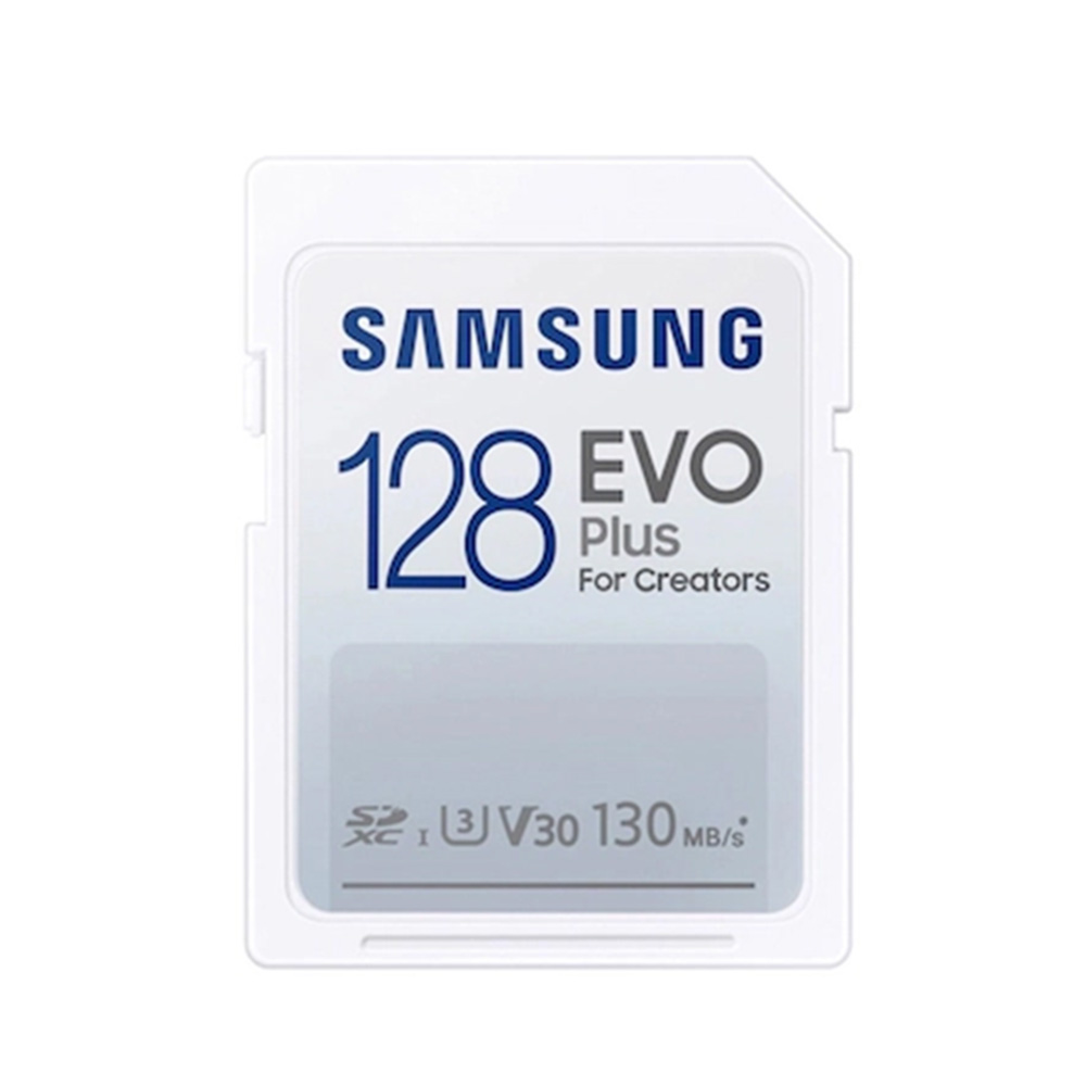 Карта с памет, 128GB, Class 3, UHS-I - Samsung Evo Plus (MB-SC128K/EU) - Бял