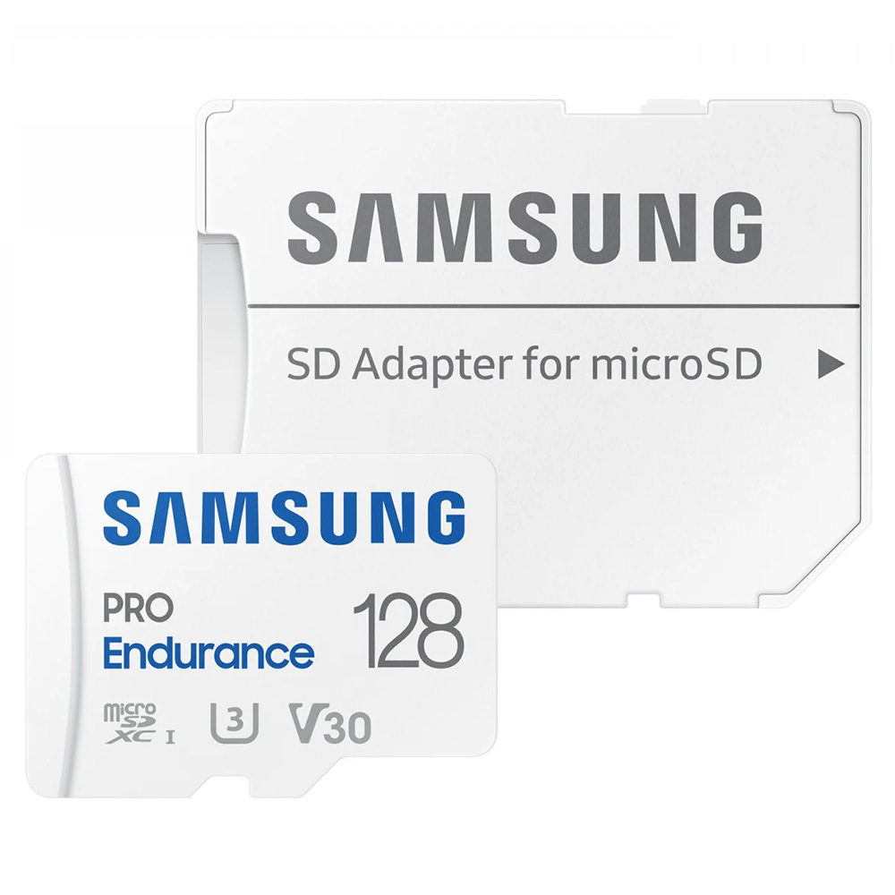Карта с памет, адаптер, 128GB, UHS-I, U3, 100MB/s - Samsung PRO Plus (MB-MJ128KA/EU) - Бял