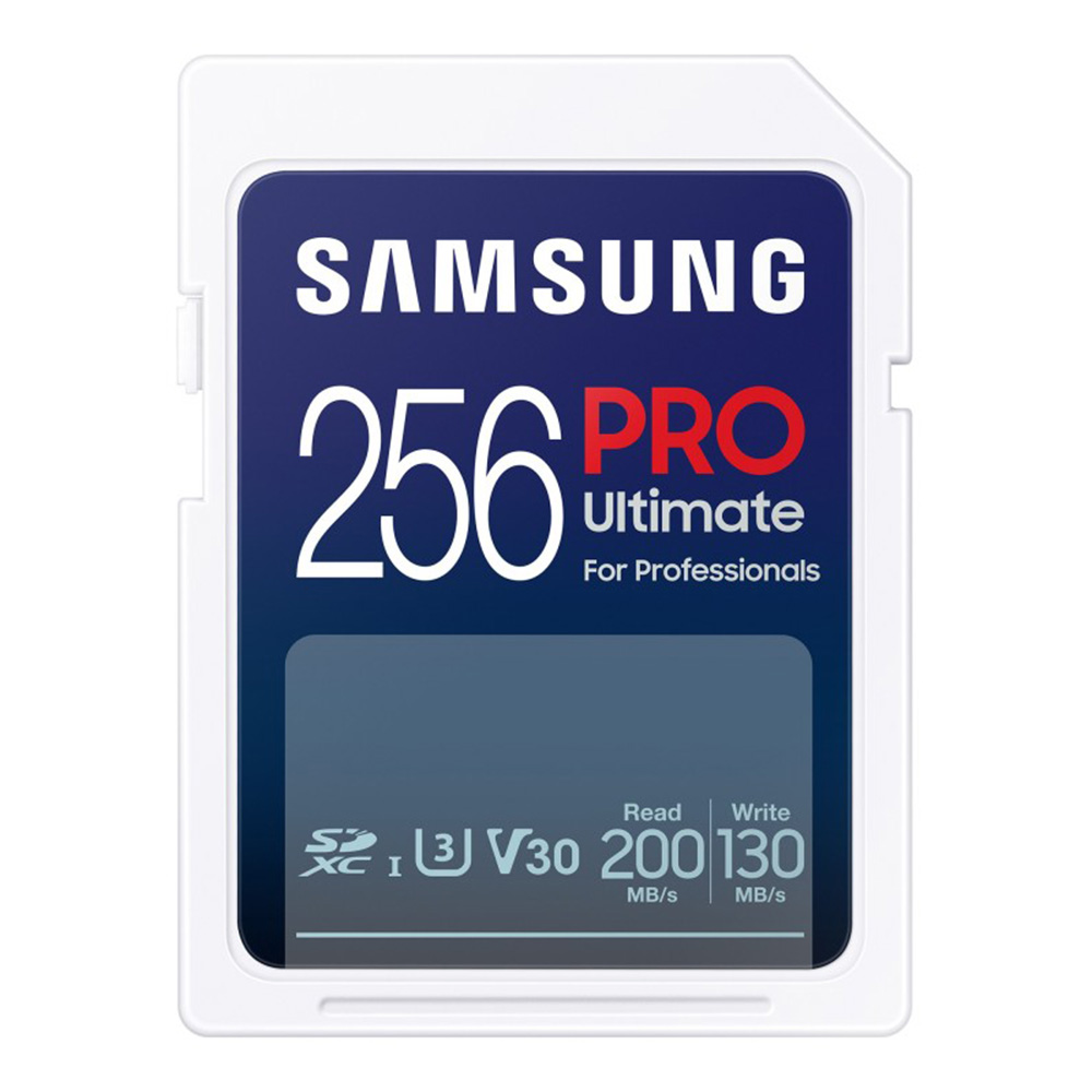 Карта с памет, 256GB, 256GB, UHS-I, U3, 200MB/s - Samsung PRO Ultimate (MB-SY256S/WW) - Син
