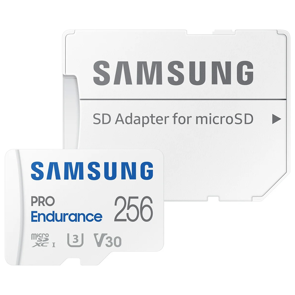 Карта с памет, адаптер, 256GB, UHS-I, U3, 100MB/s - Samsung PRO Plus (MB-MJ256KA/EU) - Бял