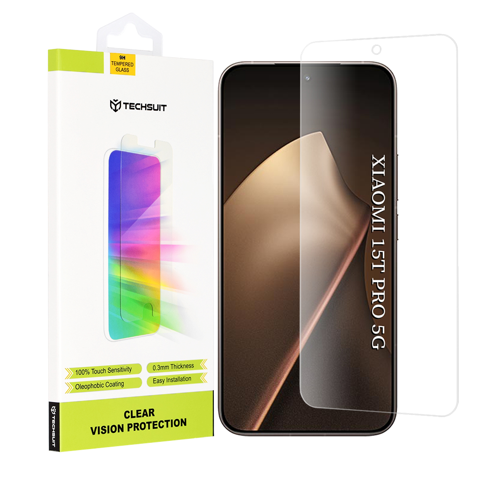 Капак за Xiaomi 15T Pro - Techsuit Прозрачен Vision Glass - Прозрачен