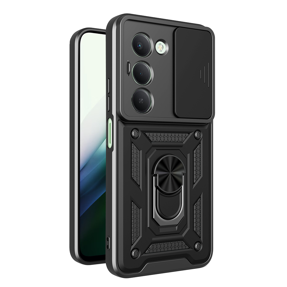 Калъф за Xiaomi Redmi 15 4G / Redmi 15 5G - Techsuit CamShield Series - Черен