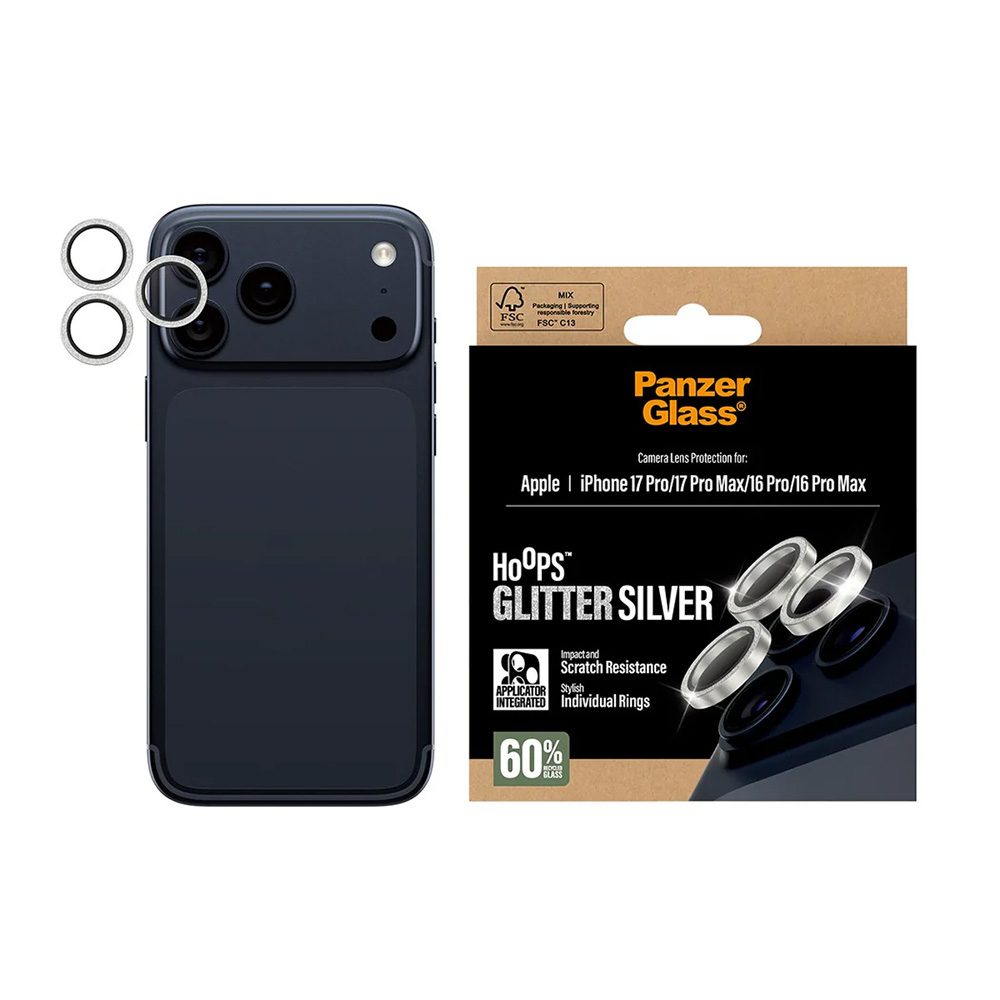 Folie PanzerGlass® Hoops® Camera Lens Protector iPhone 17 Pro / iPhone 17 Pro Max / iPhone 16 Pro / iPhone 16 Pro Max