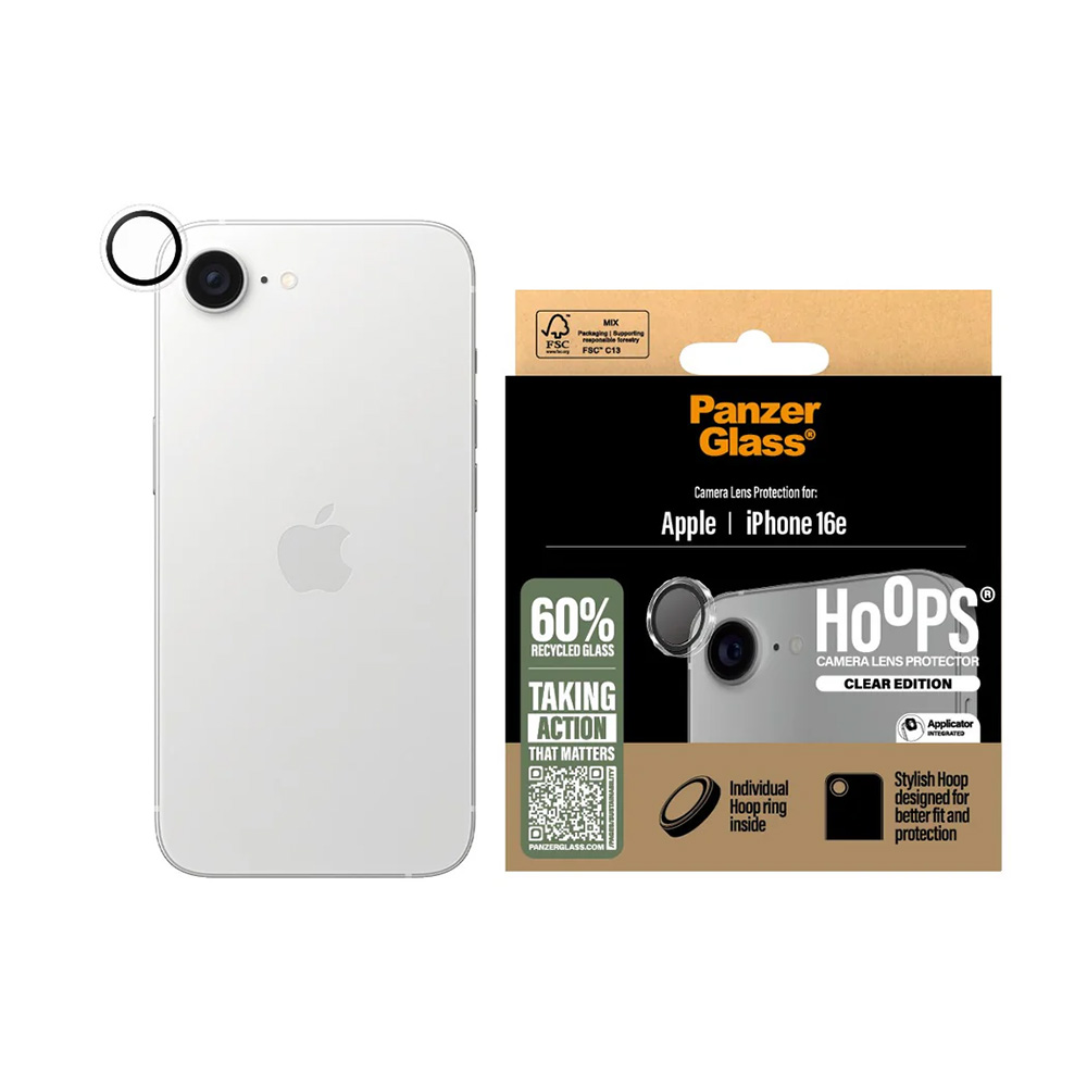Folie PanzerGlass® Hoops® Camera Lens Protector iPhone 16e / iPhone 17e