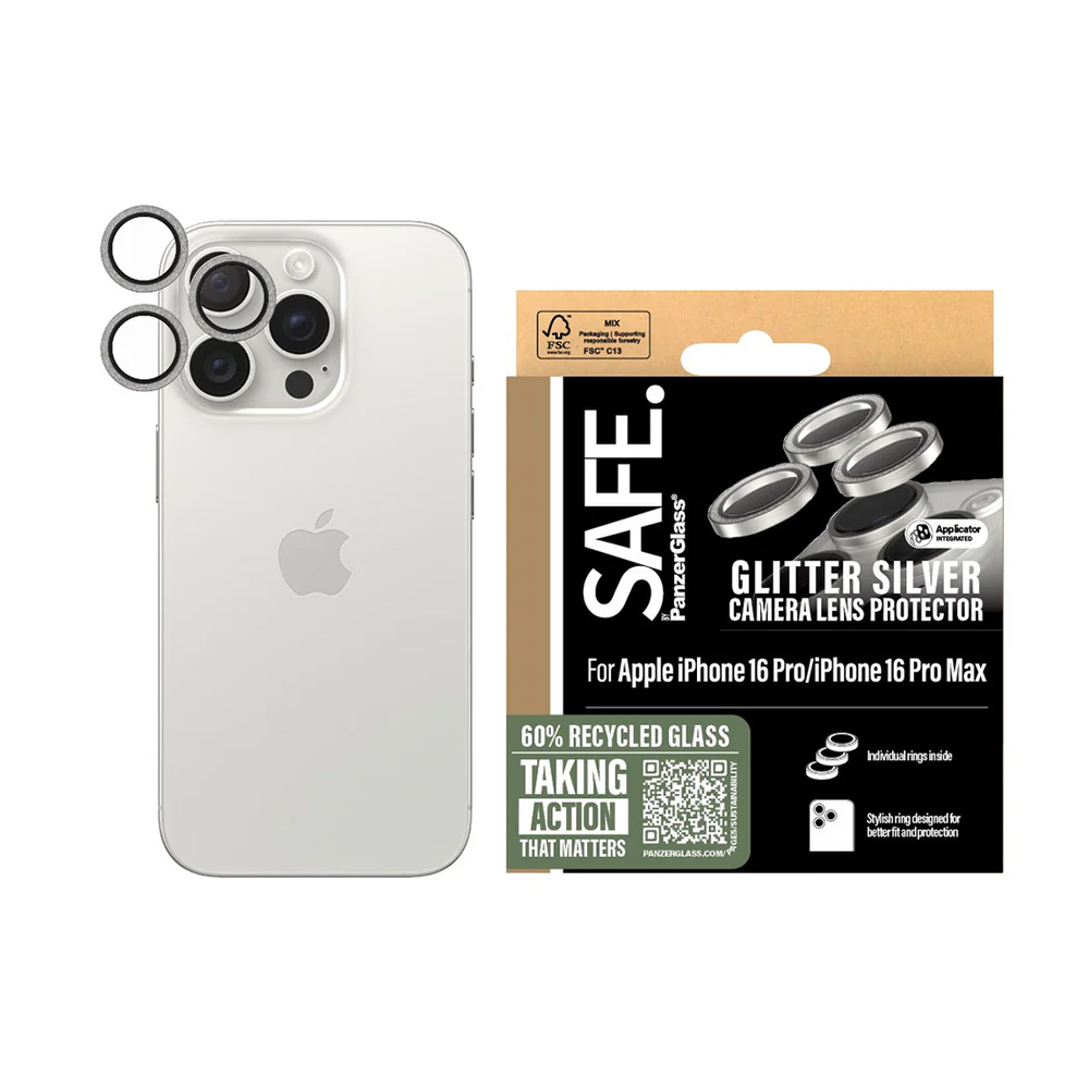 Folie PanzerGlass® SAFE. Camera Lens Protector iPhone 16 Pro / iPhone 16 Pro Max