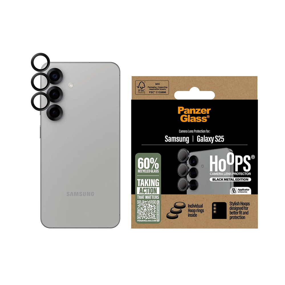 Folie PanzerGlass® Hoops® Camera Lens Protector Samsung Galaxy S25