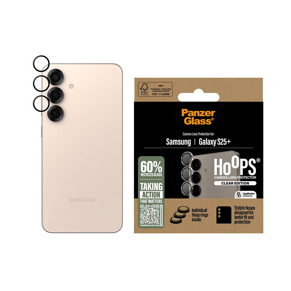 Folie PanzerGlass® Hoops® Camera Lens Protector Samsung Galaxy S25 Plus