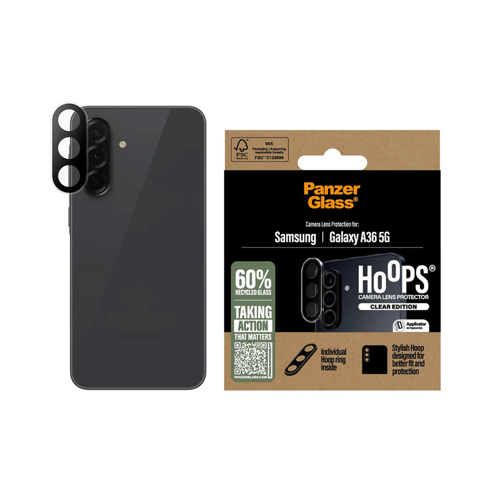 Folie PanzerGlass® Hoops® Camera Lens Protector Samsung Galaxy A36 5G