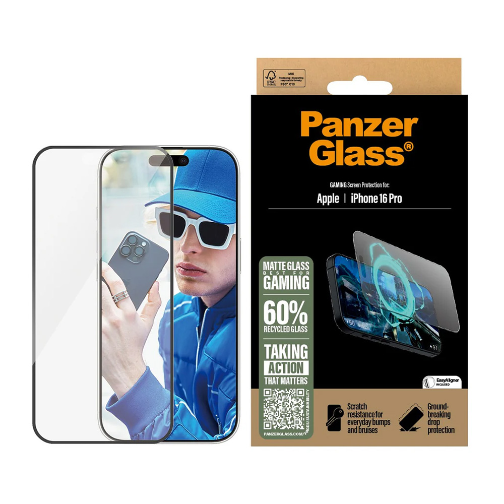 Folie PanzerGlass® Ultra-Wide Fit Gaming Screen Protector iPhone 16 Pro