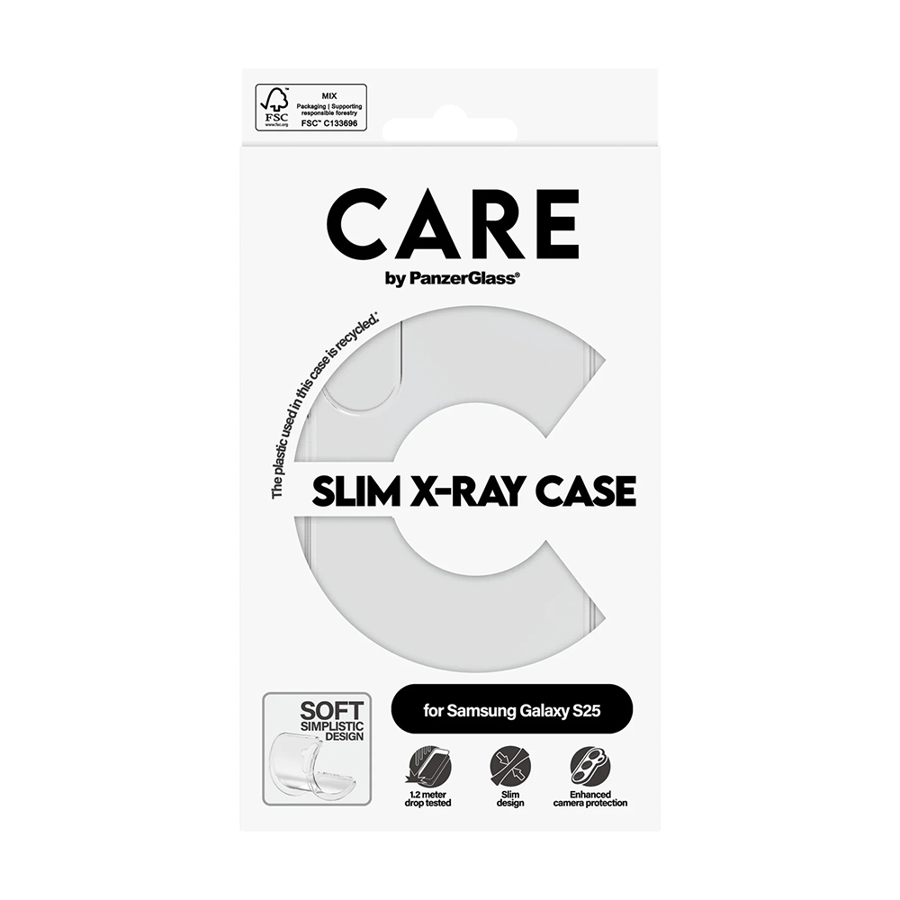 Utilizare husă PanzerGlass® CARE Fashionable Case Samsung Galaxy S25