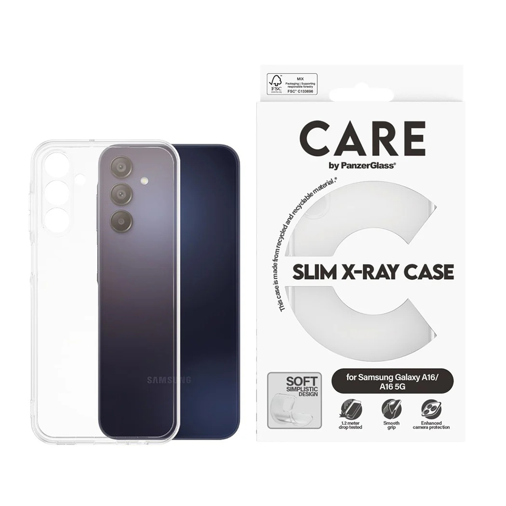 Utilizare husă PanzerGlass® CARE Fashionable Case Samsung Galaxy A16 4G