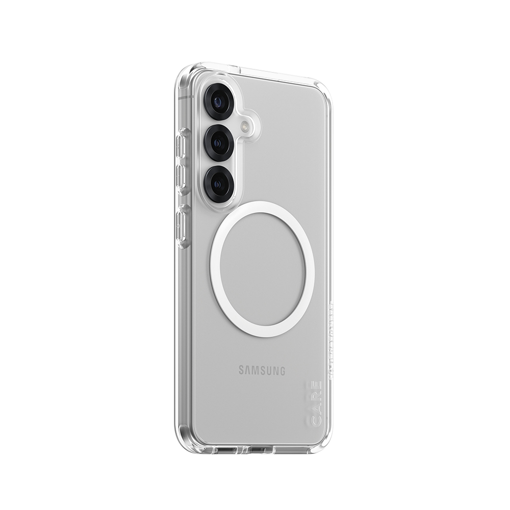 Detalii husă PanzerGlass® CARE Flagship Urban Combat White Qi Compatible Samsung Galaxy S25