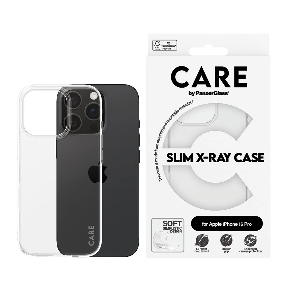Utilizare husă PanzerGlass® CARE Fashionable Case iPhone 16 Pro