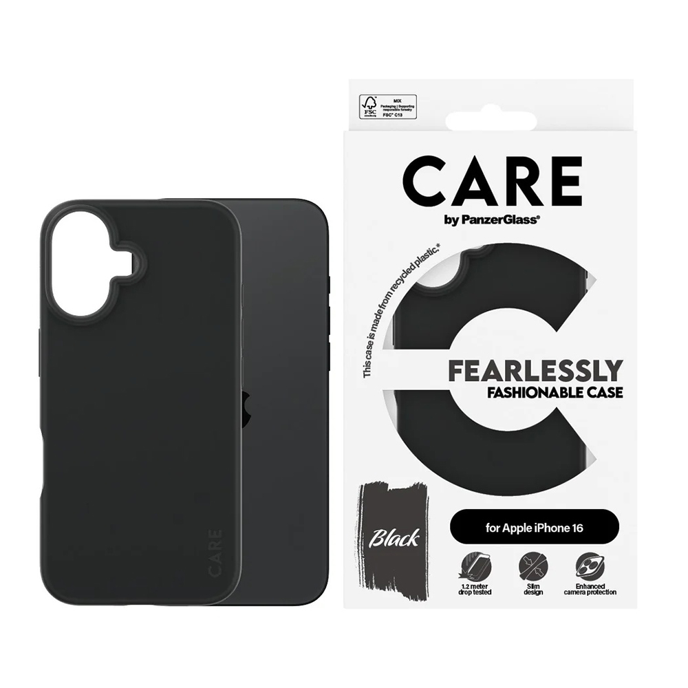 Utilizare husă PanzerGlass® CARE Fashionable Case iPhone 16