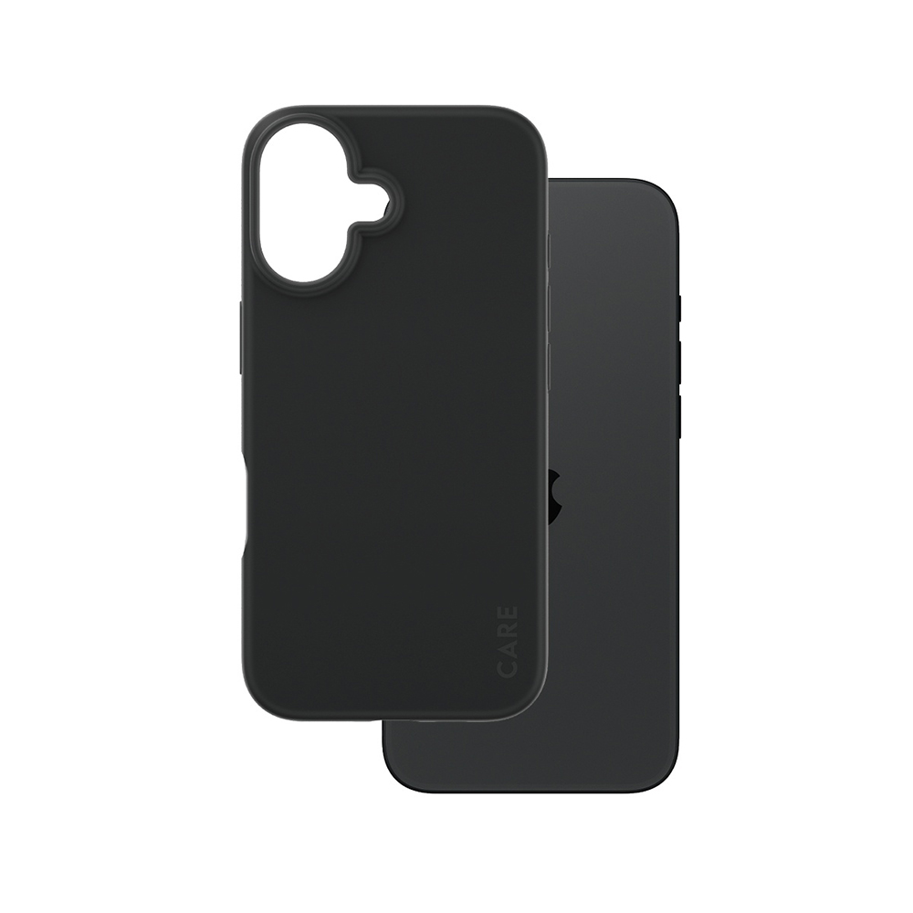 Husă PanzerGlass® CARE Fashionable Case iPhone 16 Negru | transparenta